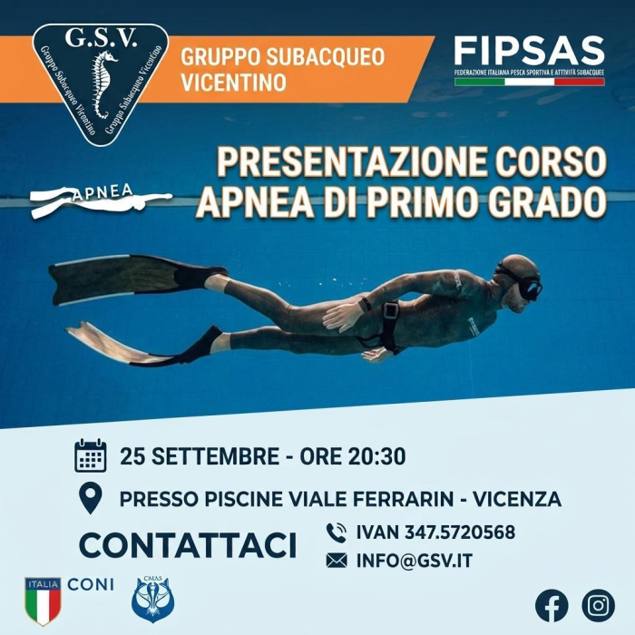 apnea fipsas Cmas vicenza
